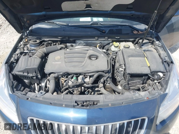 2011 Buick Regal CXL Turbo TO1 with VIN W04GV5EV8B1090751, listed as a IAAI auction lot 42064616 with 150,446 mi miles. Bid and sale history available at carsss.com. Image 10.