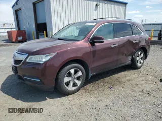 2014 Acura MDX с VIN 5FRYD4H23EB047566, выставлен на аукционе Copart как лот 62123585 с пробегом 82 592 миль миль и Списание • Salvage title. История ставок и продаж доступна на DreamBid. Изображение 1.