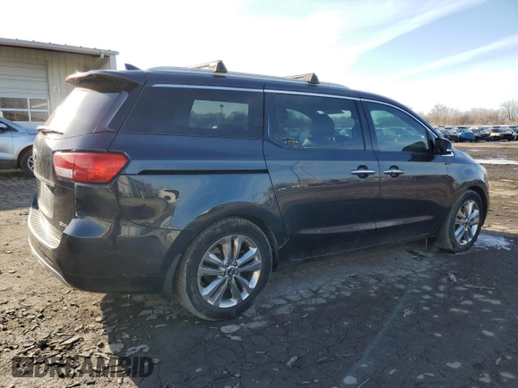 2015 Kia Sedona SX-L with VIN KNDME5C13F6037277, listed as a Copart auction lot 44452425 with 99,606 mi miles and Salvage Title. Bid and sale history available at DreamBid. Image 3.