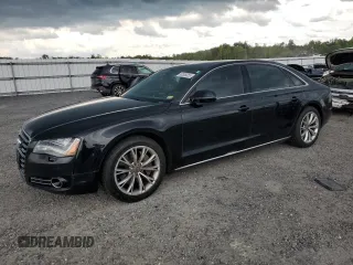 2013 Audi A8 3.0L z VIN WAURGAFD3DN029985, wystawiony jako Copart lot #60536355 z przebiegiem 198 176 mil mil oraz Czysty tytuł • Clean title. Historia ofert i sprzedaży dostępna na DreamBid. Obrazek 1.