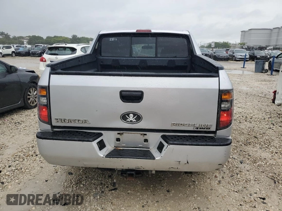 2007 Honda Ridgeline RT with VIN 2HJYK16247H552050, listed as a Copart auction lot 74324894 with 243,820 mi miles and Salvage Title. Bid and sale history available at carsss.com. Image 6.