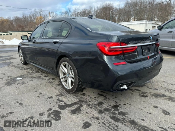 2017 BMW 7 Series with VIN WBA7F2C38HG422936, listed as a Copart auction lot 44996865 with 84,597 mi miles and Clean Title. Bid and sale history available at DreamBid. Image 2.