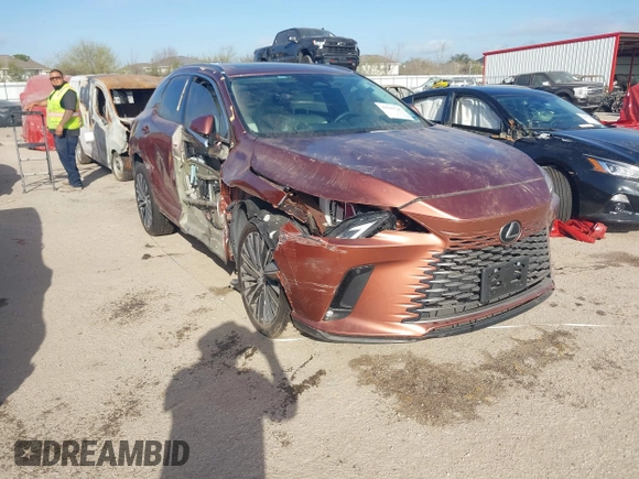 2023 Lexus RX 350 with VIN 2T2BAMCA8PC024544, listed as a IAAI auction lot 39040746 with 11,665 mi miles and . Bid and sale history available at DreamBid. Image 1.