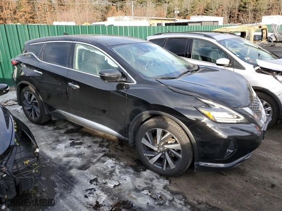 2023 Nissan Murano SL with VIN 5N1AZ2CS6PC126158, listed as a Copart auction lot 42847175 with 11,192 mi miles and Salvage Title. Bid and sale history available at carsss.com. Image 4.