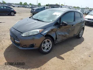 2019 Ford Fiesta SE with VIN 3FADP4EJ2KM102475, listed as a IAAI auction lot 42111316 with 45,297 mi miles. Bid and sale history available at carsss.com. Image 2.