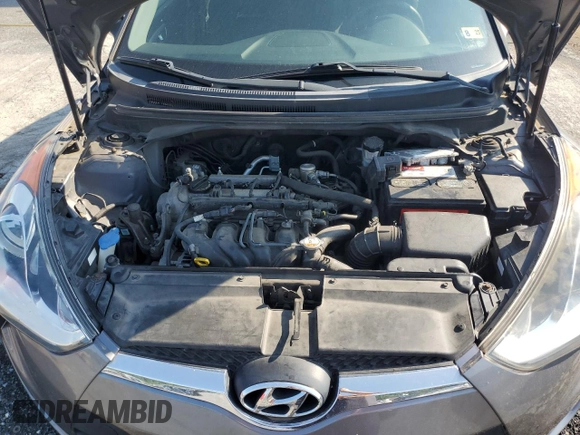 2014 Hyundai Veloster RE:FLEX with VIN KMHTC6AD3EU184418, listed as a Copart auction lot 62078875 with 95,430 mi miles and Clean title. Bid and sale history available at DreamBid. Image 11.