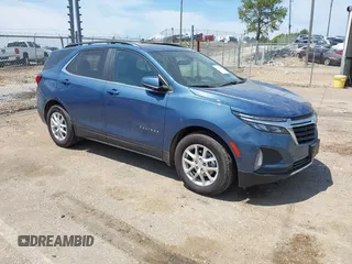 2024 Chevrolet Equinox LT with VIN 3GNAXKEG6RL235852, listed as a IAAI auction lot 42072166 with 11,910 mi miles and . Bid and sale history available at DreamBid. Image 1.
