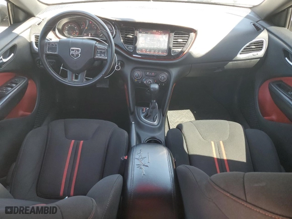 2013 Dodge Dart SXT with VIN 1C3CDFBA9DD110803, listed as a Copart auction lot 50076355 with 114,728 mi miles and Salvage Title. Bid and sale history available at carsss.com. Image 8.