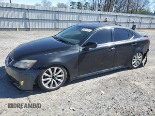 2007 Lexus IS 250 with VIN JTHCK262272011140, listed as a Copart auction lot 49245355 with 238,421 mi miles and Salvage Title. Bid and sale history available at carsss.com. Image 1.