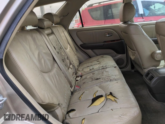 2002 Lexus RX 300 z VIN JTJHF10U220275170, wystawiony jako Copart lot #74442794 z przebiegiem Nie podano mil oraz Szkoda całkowita • Salvage title. Historia ofert i sprzedaży dostępna na DreamBid. Obrazek 11.