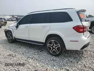2017 Mercedes-Benz GLS 550 z VIN 4JGDF7DE2HA845531, wystawiony jako Copart lot #59298625 z przebiegiem Nie podano mil oraz Czysty tytuł • Clean title. Historia ofert i sprzedaży dostępna na DreamBid. Obrazek 2.