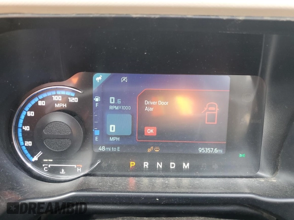 2022 Ford Bronco with VIN 1FMEE5DP6NLB38204, listed as a Copart auction lot 60148575 with 95,357 mi miles and Salvage title. Bid and sale history available at DreamBid. Image 9.
