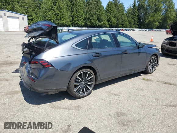2024 Honda Accord Touring with VIN 1HGCY2F87RA005817, listed as a Copart auction lot 59211165 with 28,355 mi miles and Salvage title. Bid and sale history available at DreamBid. Image 3.