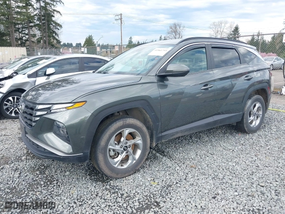 2022 Hyundai Tucson SEL with VIN 5NMJBCAE6NH058891, listed as a IAAI auction lot 41861755 with 96,967 mi miles. Bid and sale history available at carsss.com. Image 17.
