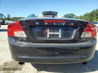 2013 Volvo C70 T5 with VIN YV1672MC1DJ141210, listed as a Copart auction lot 75374994 with 191,459 mi miles and Salvage Title. Bid and sale history available at carsss.com. Image 6.