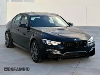 2018 BMW M3 with VIN WBS8M9C51J5K99949, listed as a Copart auction lot 42874973 with 44,383 mi miles. Bid and sale history available at carsss.com. Image 1.