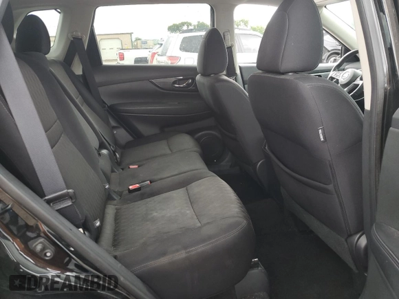 2017 Nissan Rogue SV with VIN 5N1AT2MVXHC747821, listed as a Copart auction lot 60855115 with 170,842 mi miles and Salvage title. Bid and sale history available at DreamBid. Image 11.