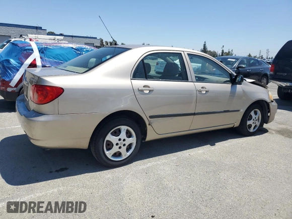 2005 Toyota Corolla CE with VIN 1NXBR32E65Z435061, listed as a Copart auction lot 55148175 with 58,673 mi miles and Salvage Title. Bid and sale history available at DreamBid. Image 3.