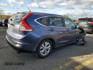 2014 Honda CR-V EX with VIN 5J6RM4H55EL093858, listed as a Copart auction lot 53474035 with 91,805 mi miles and Salvage Title. Bid and sale history available at carsss.com. Image 3.
