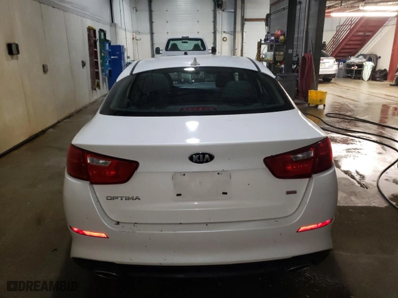 2015 Kia Optima LX with VIN KNAGM4A79F5659368, listed as a Copart auction lot 50106585 with 95,566 mi miles and Clean Title. Bid and sale history available at carsss.com. Image 6.