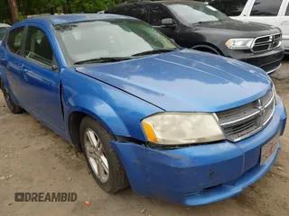 2008 Dodge Avenger SXT with VIN 1B3LC56R48N684509, listed as a IAAI auction lot 42119980 with 248,556 mi miles and . Bid and sale history available at DreamBid. Image 1.