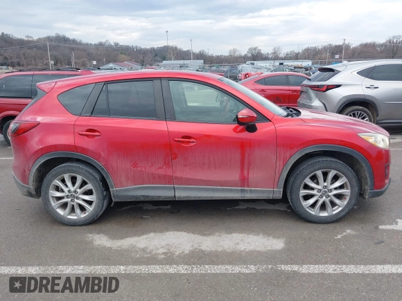 2015 Mazda CX-5 Grand Touring with VIN JM3KE4DY1F0540586, listed as a IAAI auction lot 41710216 with 148,800 mi miles. Bid and sale history available at carsss.com. Image 13.