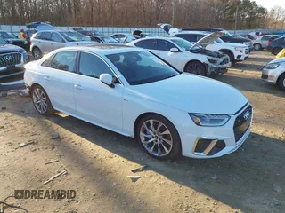 2021 Audi A4 S line Premium Plus with VIN WAUEAAF4XMA038044, listed as a IAAI auction lot 41354276 with 19,726 mi miles and . Bid and sale history available at DreamBid. Image 1.