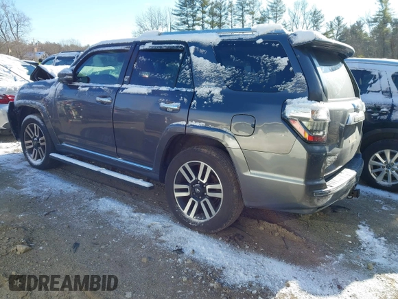 2015 Toyota 4Runner Limited with VIN JTEBU5JR5F5257220, listed as a IAAI auction lot 41168121 with 133,798 mi miles and . Bid and sale history available at DreamBid. Image 3.