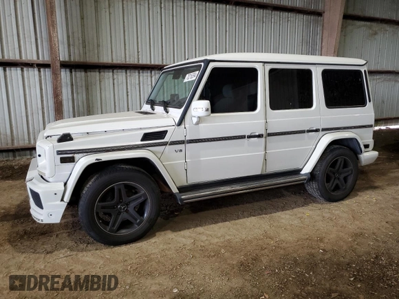 2008 Mercedes-Benz G-Class 5.0L with VIN WDCYR49E58X173606, listed as a Copart auction lot 70216394 with 0 mi miles and Salvage Title. Bid and sale history available at carsss.com. Image 1.