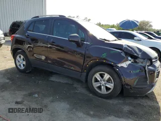 2020 Chevrolet Trax LT with VIN KL7CJLSB6LB342181, listed as a Copart auction lot 53867735 with Not provided miles and Salvage title. Bid and sale history available at DreamBid. Image 4.