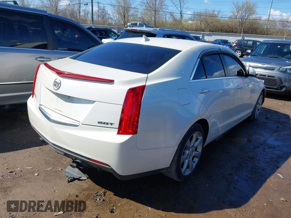 2014 Cadillac ATS Standard AWD with VIN 1G6AG5RX0E0101806, listed as a IAAI auction lot 41828755 with 114,857 mi miles and . Bid and sale history available at carsss.com. Image 4.