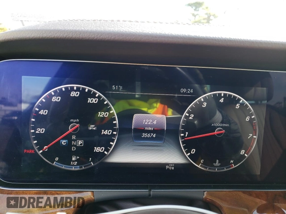 2020 Mercedes-Benz E 350 with VIN WDDZF8EB4LA708268, listed as a Copart auction lot 41656383 with 35,674 mi miles and . Bid and sale history available at DreamBid. Image 9.