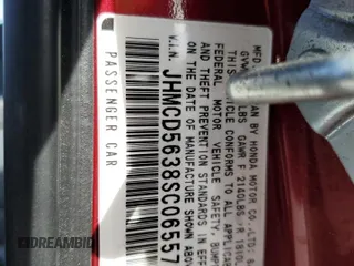 1995 Honda Accord LX with VIN JHMCD5638SC065579, listed as a Copart auction lot 77387234 with 166,575 mi miles and Salvage Title. Bid and sale history available at carsss.com. Image 14.