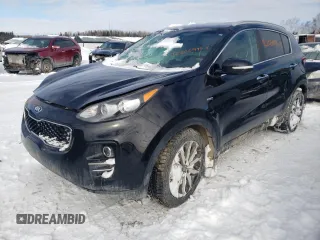 2018 Kia Sportage EX with VIN KNDPNCACXJ7315519, listed as a Copart auction lot 42205945 with 169,560 mi miles and Salvage Title. Bid and sale history available at carsss.com. Image 1.