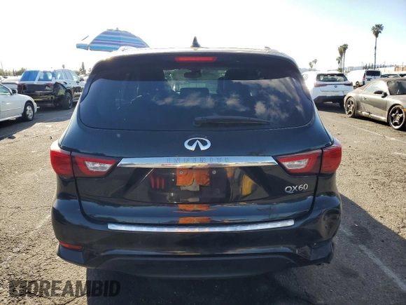 2018 Infiniti QX60 with VIN 5N1DL0MN0JC510584, listed as a Copart auction lot 47620935 with 182,537 mi miles and Salvage Title. Bid and sale history available at carsss.com. Image 6.