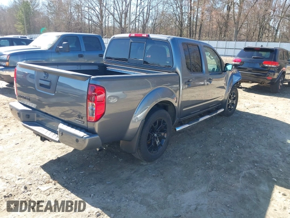 2020 Nissan Frontier SV with VIN 1N6ED0EA5LN720684, listed as a IAAI auction lot 41671345 with 38,398 mi miles and . Bid and sale history available at DreamBid. Image 4.