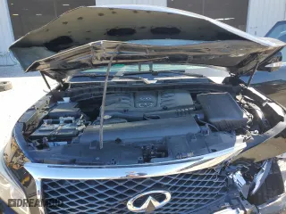 2016 Infiniti QX80 with VIN JN8AZ2NF5G9613597, listed as a Copart auction lot 49497245 with 104,832 mi miles and Salvage Title. Bid and sale history available at carsss.com. Image 12.