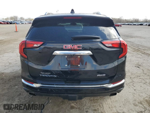 2020 GMC Terrain Denali with VIN 3GKALXEX2LL346606, listed as a Copart auction lot 51112045 with 46,871 mi miles and Salvage title. Bid and sale history available at DreamBid. Image 6.
