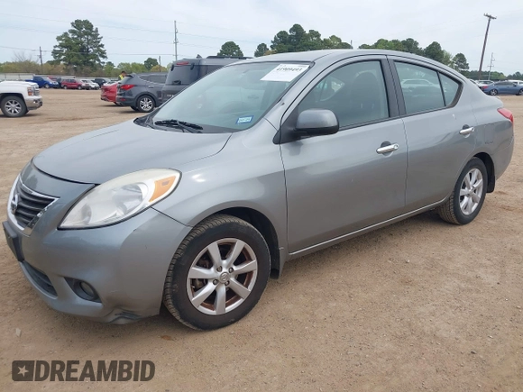 2012 Nissan Versa SV with VIN 3N1CN7APXCL888835, listed as a IAAI auction lot 41909493 with 132,377 mi miles. Bid and sale history available at carsss.com. Image 2.