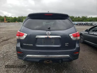 2014 Nissan Pathfinder Platinum with VIN 5N1AR2MM9EC658016, listed as a Copart auction lot 57813665 with 130,304 mi miles and Salvage title. Bid and sale history available at DreamBid. Image 6.
