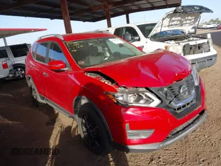 2017 Nissan Rogue SL with VIN JN8AT2MVXHW265390, listed as a IAAI auction lot 41563146 with 104,640 mi miles. Bid and sale history available at carsss.com. Image 1.