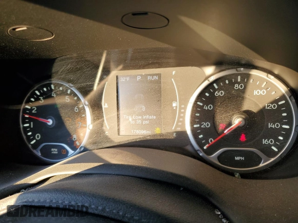 2016 Jeep Renegade Sport with VIN ZACCJAAT5GPD51175, listed as a Copart auction lot 46212345 with 178,096 mi miles and Salvage Title. Bid and sale history available at DreamBid. Image 9.
