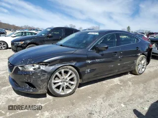 2017 Mazda Mazda6 Touring with VIN JM1GL1V51H1111906, listed as a Copart auction lot 48467945 with 80,852 mi miles and Salvage Title. Bid and sale history available at carsss.com. Image 1.