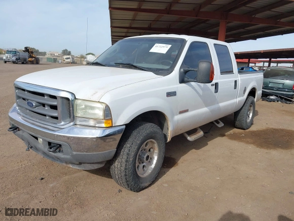 2004 Ford Super Duty F-250 XL with VIN 1FTNW21P54EC54548, listed as a IAAI auction lot 41722979 with 214,043 mi miles. Bid and sale history available at carsss.com. Image 17.