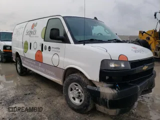 2019 Chevrolet Express Cargo с VIN 1GCWGAFPXK1143678, выставлен на аукционе Copart как лот 88565115 с пробегом 89 352 миль миль и Списание • Salvage title. История ставок и продаж доступна на DreamBid. Изображение 4.