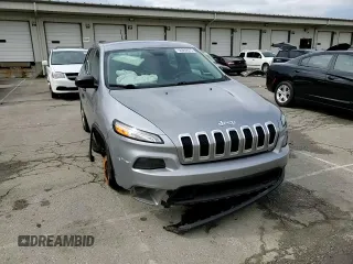 2015 Jeep Cherokee Sport with VIN 1C4PJLAB8FW761989, listed as a Copart auction lot 56869675 with 181,347 mi miles and Salvage title. Bid and sale history available at DreamBid. Image 14.