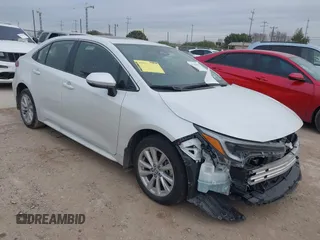 2024 Toyota Corolla Hybrid LE with VIN JTDBCMFE4R3045299, listed as a IAAI auction lot 41283042 with 13,649 mi miles. Bid and sale history available at carsss.com. Image 1.