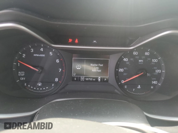 2021 Chevrolet TrailBlazer LS with VIN KL79MNSL6MB109845, listed as a Copart auction lot 61617344 with 58,750 mi miles and Salvage Title. Bid and sale history available at DreamBid. Image 9.