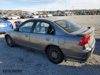 2005 Honda Civic Sdn EX with VIN 2HGES26735H582793, listed as a Copart auction lot 46949125 with 312,604 mi miles and Salvage Title. Bid and sale history available at carsss.com. Image 2.
