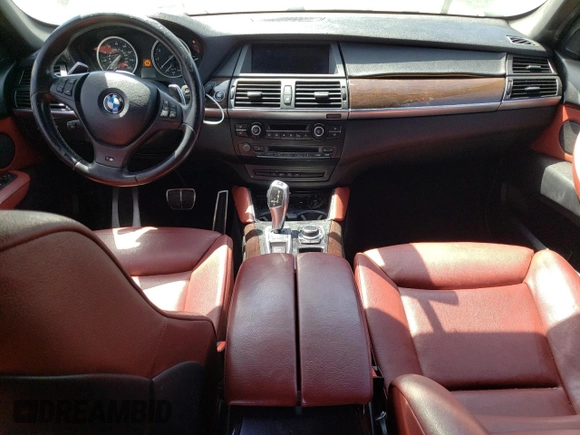 2013 BMW X6 xDrive50i with VIN 5UXFG8C53DL591326, listed as a Copart auction lot 67982234 with 100,041 mi miles and Salvage Title. Bid and sale history available at carsss.com. Image 8.